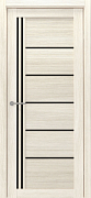 ПО Эко-шпон Порту 700 белый кипарис стекло черное 